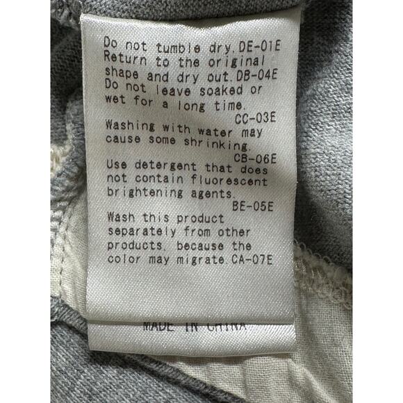 Urban Research Doors Dress Women 1 Gray Sweatshirt Organic Cotton Pockets Casual - Picture 9 of 10